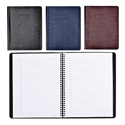 College/Margin - 2 Pack Blue Cover Blueline Large Executive Notebook A1082 150 Sheets 11 x 8.5 inches